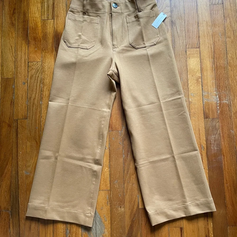 Anthropologie wide leg light Brown Casual Bottoms - Picture 1 of 12